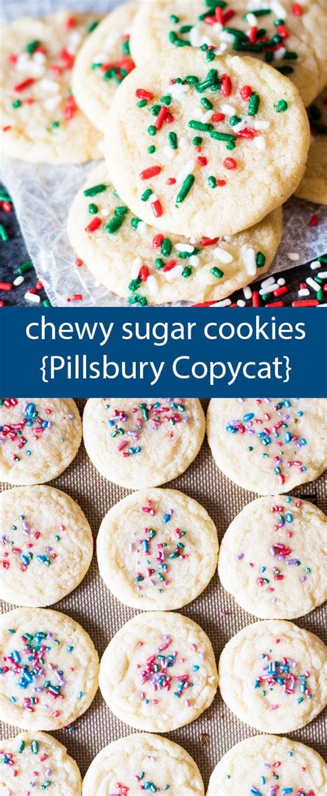These christmas cookies are buttery, tender, and ready for icing. Soft, chewy sugar cookies that tastes just like Pillsbury ...
