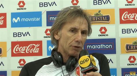 Ricardo gareca aprovechó para enviar un mensaje a los hinchas de alianza lima que padecen por el descenso del club de sus amores a la segunda div. Ricardo Gareca en exclusiva con RPP Noticias: revive la ...