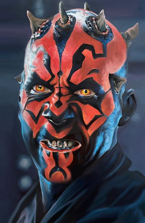 Darth Maul Print Star Wars Movies Posters Star Wars Illustration