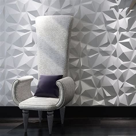 Art3d Decorative 3d Wall Panels Diamond Design Pack Of 12 Tiles 3 Sqm
