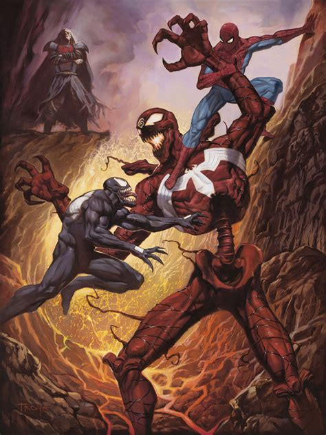 Artstation Venom And Spider Man Vs Carnage And Knull Lucas Troya