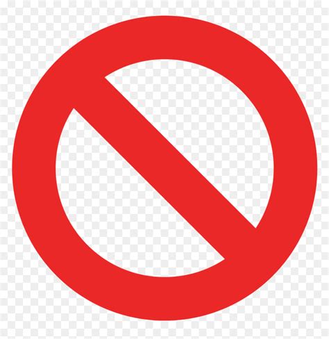 Stop Blocked Prohibited Icon Png Free Download Searchpng Ban Sign