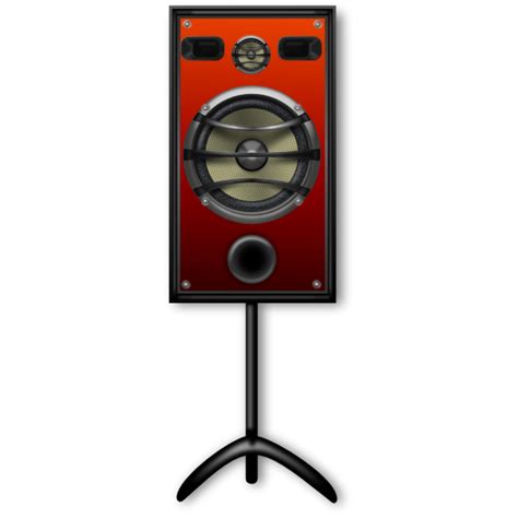 Studio Speaker On A Stand Vector Image Free Svg