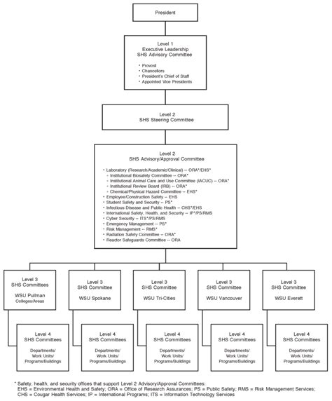 135 Safety Health And Security Committees Organization Chart Prandf
