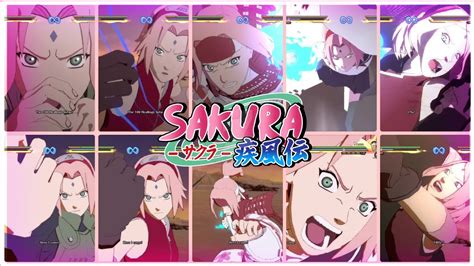 All Sakura Haruno Ultimate Jutsu With Costumes Japanese Subtitles In