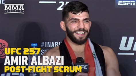 Ufc Amir Albazi Plans On Becoming First Fighter To Take Ufc Title Back To Iraq Mma