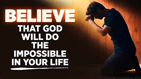 Trust And Believe That God Will Work It Out Inspirational And