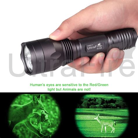 Ultrafire H G3 Green Light Hunting Flashlight