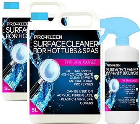 Pro Kleen Antibacterial Hot Tub And Spa Surface Cleaner Spray Removes