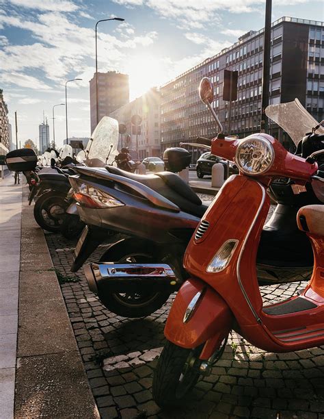 Red Vespa Photograph By Alexandre Rotenberg
