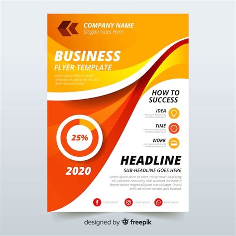 Free Vector Business Flyer Template