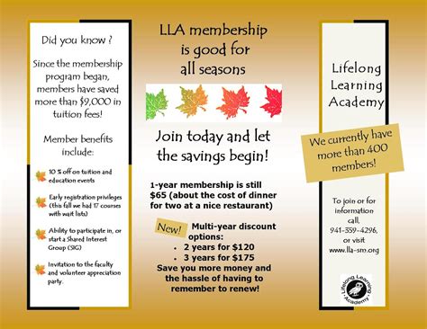 Become a Lifelong Learning Member and Enjoy Great Benefits! | Osher Lifelong Learning Institute 