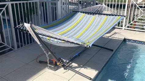 automatic electric hammock rocker to swing hammock youtube