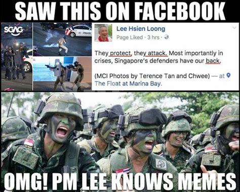 singapore s prime minister knows his memes well 9gag