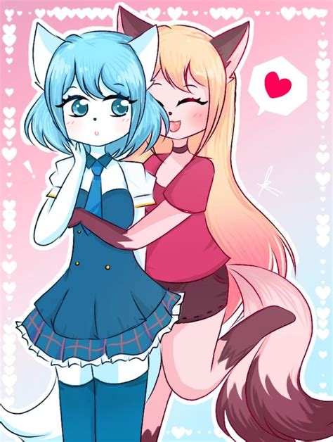 We Are Friends Owo ~~💕 Some Draw Wolfychu And Luna And