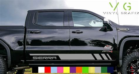 Gmc Sierra Vinyl Side Decal Sticker Graphics Kit X2 Any Color Etsy