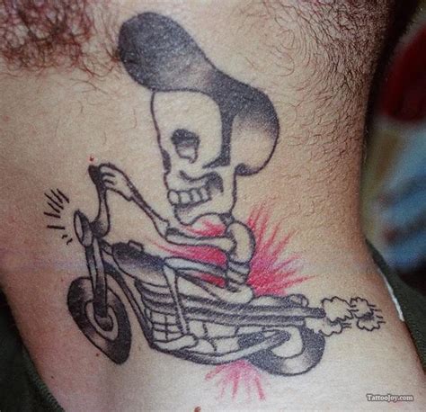Motoblogn The I Want A Skeleton Riding A Motorcycle Tattoo Gallery