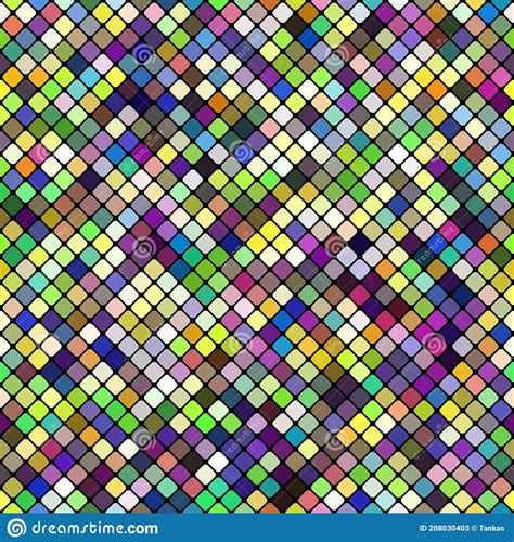 Geometric Seamless Pattern Of A Cubes In Low Poly Style Stock Vector