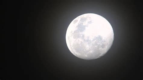 Shot Of The Moon In The Night Sky Youtube