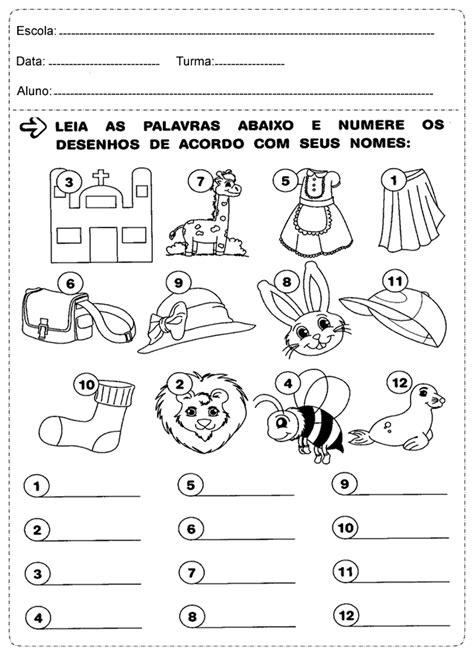 Atividades 1° Ano Português Alfabeto Didática