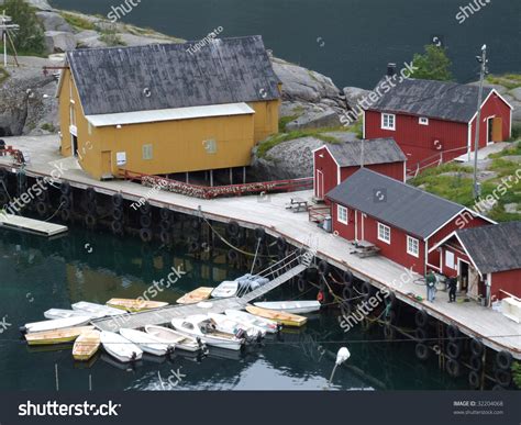 Nusfjord Fishing Village In Lofoten Archipelago Norway