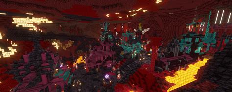 The Rich District Of My Nether City Crimson Empire Rminecraft