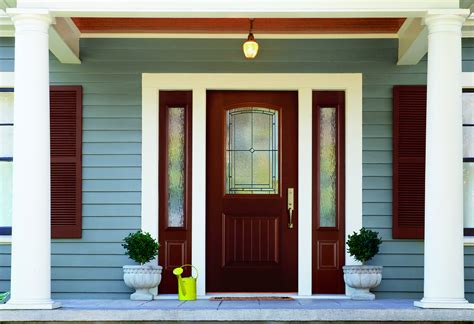 Pella Entry Doors With Sidelights And Transom Builders Villa