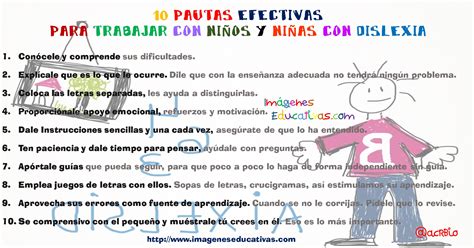 10 Pautas Efectivas Para Trabajar Niños Y Niñas Con Dislexia Imagenes