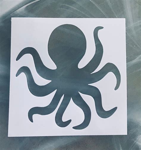 Octopus Stencil Printable