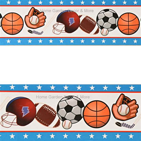 Soccer Ball Wallpaper Border