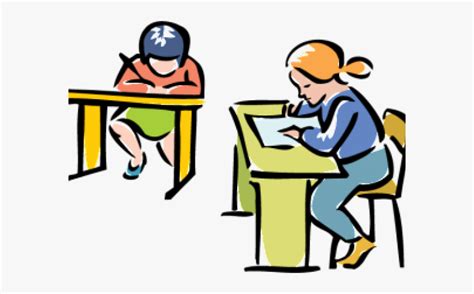 Responsibility Cliparts Black And White Students At Desk Clipart