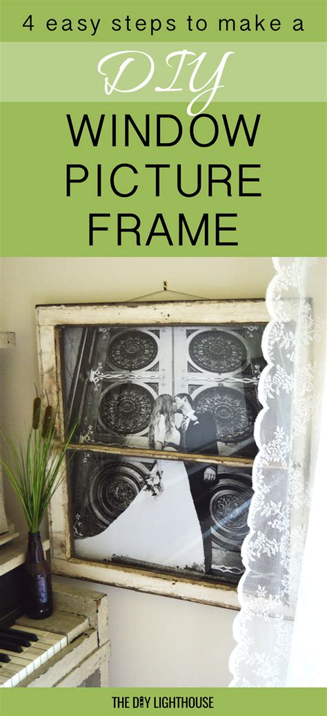 How To Make A Diy Window Picture Frame