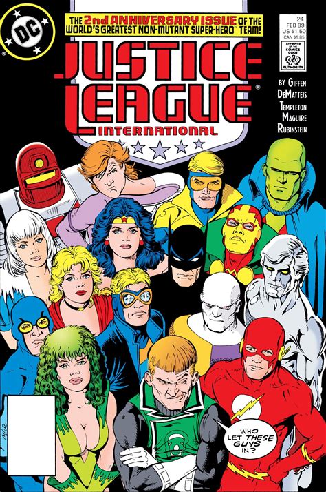 Cover To Justice League International 24 Kevin Maguire 1989