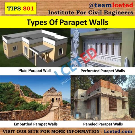 Parapet Walls Purpose Types And Repair And Maintenancewhat Does