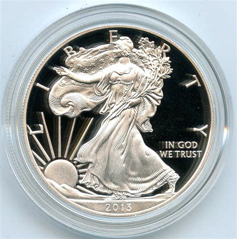 2013 American Eagle Silver Dollar Proof Coin 1 Oz United States