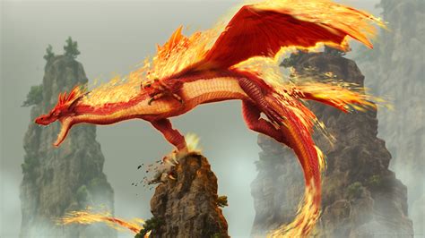 Fire Dragon Wallpaper Wallpapersafari