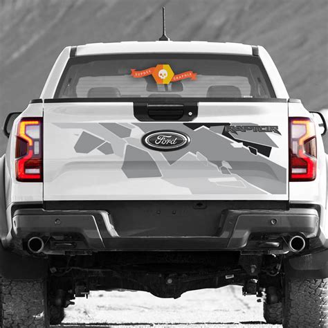 2022 F 150® Raptor And Other Years Camouflage Tailgate Decal Sticker