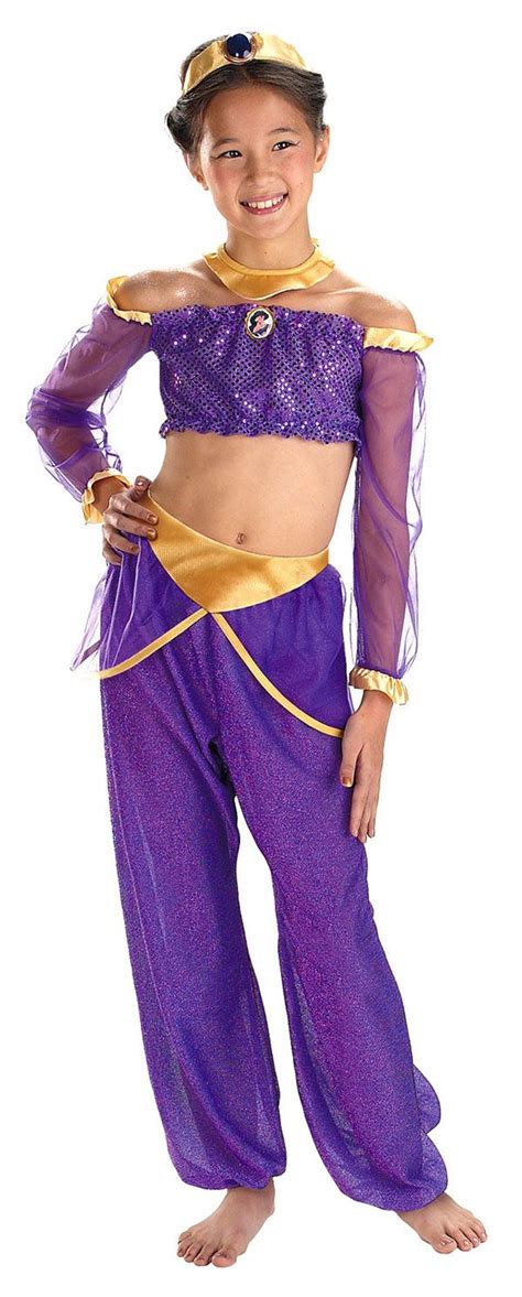 Disfraz De Princesa De Disney Jasmine Aladdin Para Niña