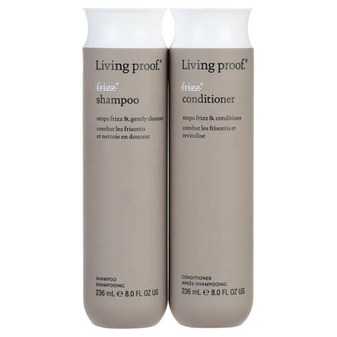 Living Proof No Frizz Shampoo and Conditioner Combo Set Each 8 oz