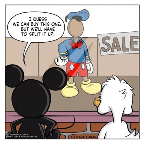 How Donald Duck And Mickey Mouse Got There Clothes 9gag