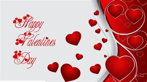Download Happy Valentines Day White Red Heart Holiday Valentines Day