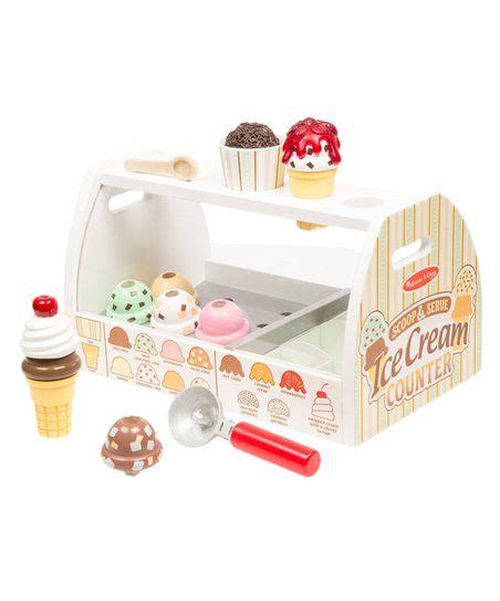 Melissa And Doug Scoop And Serve Ice Cream Counter Play Set Zulily
