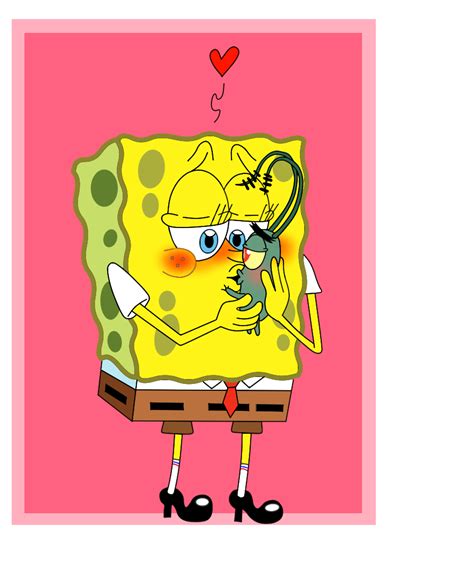 Plankbob Kiss Colored By Me By Crystalplatypus On Deviantart