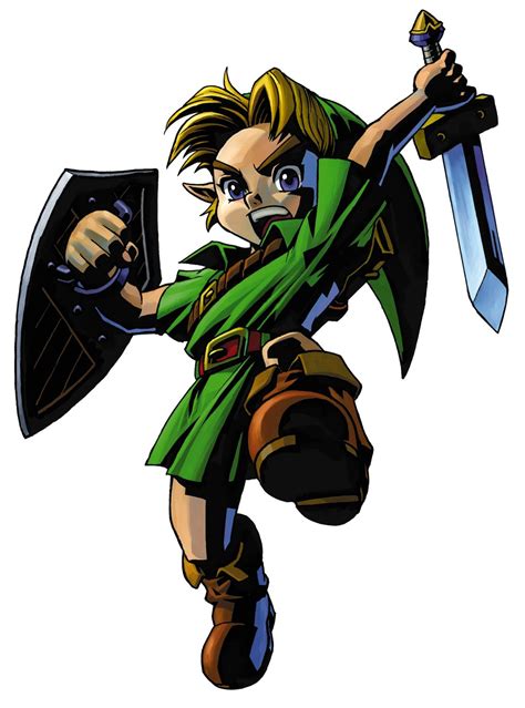 The Legend Of Zelda Majoras Mask Young Link Legend Of Zelda Masks