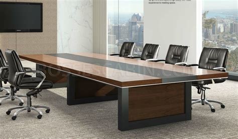 Lexon 16 Feet Boardroom Table In Walnut Bosss Cabin Boardroom