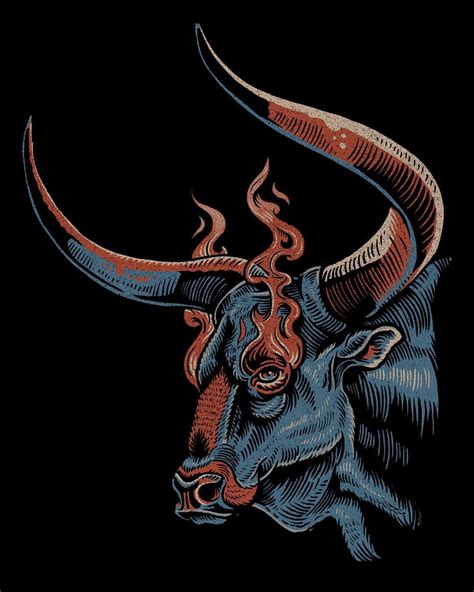 See This Instagram Photo By Strawcastle 830 Likes Bull Art Taurus