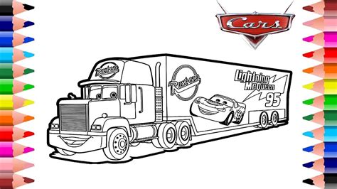 Cars Mack Coloring Pages Sketch Coloring Page My XXX Hot Girl