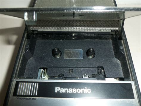 vintage panasonic portable cassette tape recorder player rq 309s works vintage cassette decks