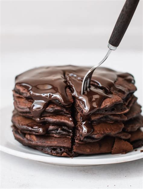 The Most Amazing Chocolate Pancakes Pretty Semplice Dolce Ncgo