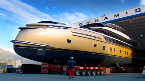 Dynamiq's New 135-Foot All-Aluminum Golden Superyacht Hits the Water ...